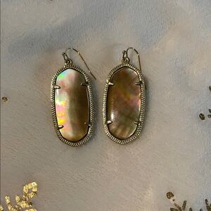 Kendra Scott Elle Gold and Iridescent Earrings